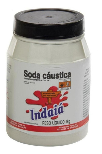 Soda Cáustica Desincrustante Alcalino Indáia 1 Kilo