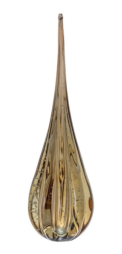 Gota Star Fruit Med Murano -gold Transl.lxaxp-15x42,5x15cms