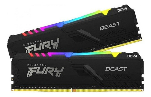 Memoria Ram Fury Rgb 16gb Ddr4 3200 Mhz Cl 16 / 1.35v