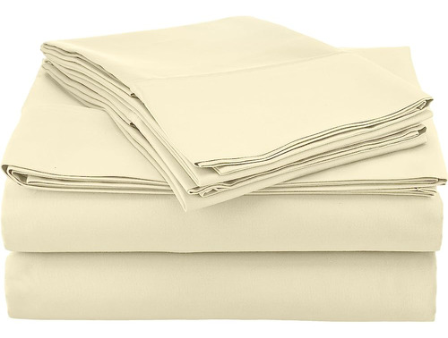 Pointehaven 100% Cotton Sheets King Size, 500 Thread Count S
