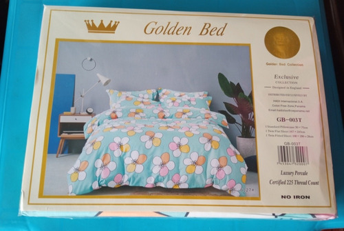 Juego De Sábanas Individual Golden Bed