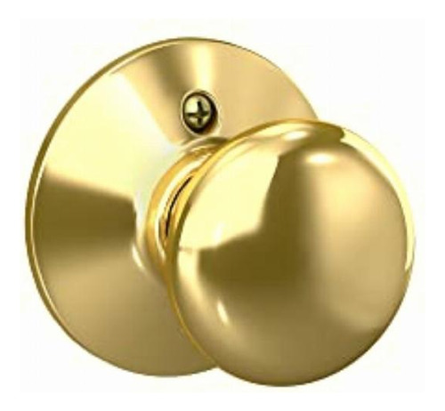 Schlage Plymouth Perilla De Pasaje Para Puerta, Dummy, Color Bright Brass