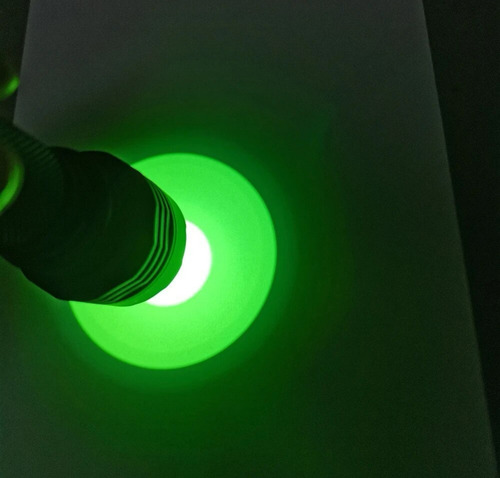 Linterna Convoy C8+ Luz Led Verde Ideal Caza Con Pila 18650 Linterna Negro