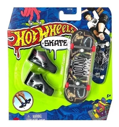 Hot Wheels Skate De Dedo Com Tênis Hgt46