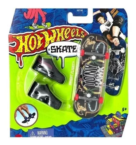 Hot Wheels Skate De Dedo Com Tenis Aranha Fantasma