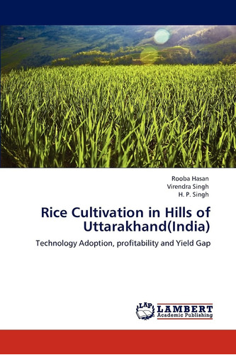 Libro: Rice Cultivation In Hills Of Uttarakhand(india): And