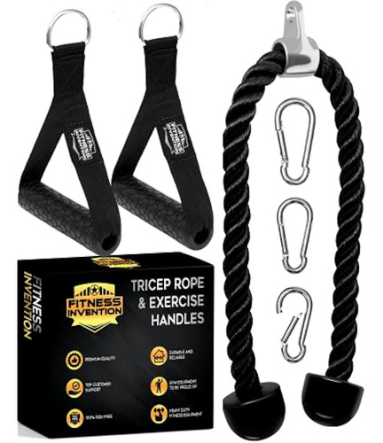 Tricep Rope Cable Attachment, 35&quot; Rope Pull