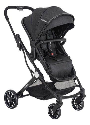 Carrinho De Bebê Kiddo Zig Zag Preto 0 A 15kg 5247apr