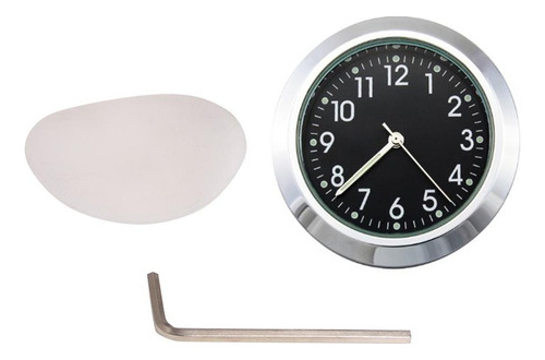 7/8 \ 1 \ Manillar De La Motocicleta Del Cromo Reloj De De