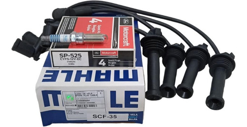 Juego Cables Mahle+ Bujias Originales Ecosport 1.6 16v Sigma