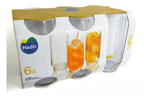 Jogo de Copos Light 410ml com 6 Unidades Nadir Figueiredo Maravilhas do  Lar - Jogo de Copos Light 410ml com 6 Unidades Nadir Figueiredo - Nadir  Figueiredo