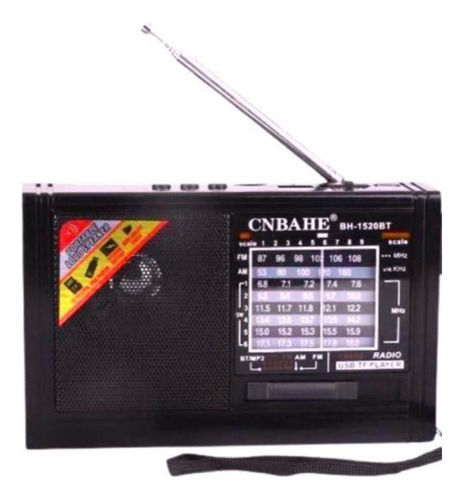 Radio Portátil Recargable  Am Fm Bluethoth Portable Linterna