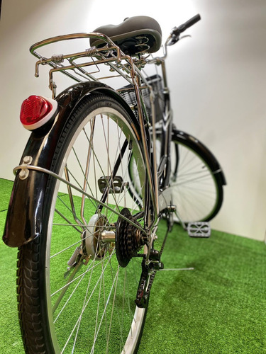 Imagen 4 de 10 de Bicicleta De Paseo Aro 26 Negra 7 Velocidades