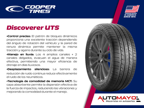 Llanta Discoverer Uts Cooper 255/45r19 100w