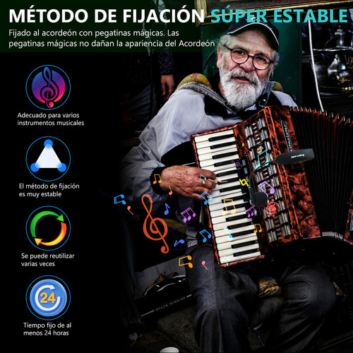 R0x Para Micrófono Superadd Kx-623 For Acordeón Uhf /