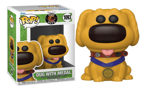 Funko Pop Dug Con Medalla Up Dugs Days 1093 Original