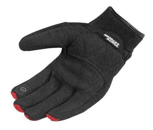 Guantes Touch  Punto Extremo Figther Negro Moteros