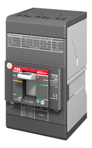 1sda067417r1 Interruptor Xt1n 125amp 3p Sin Terminales Abb