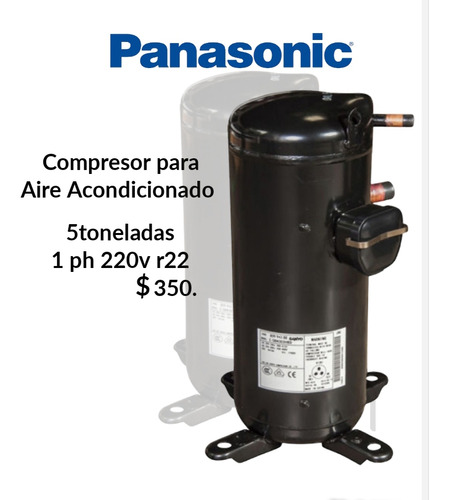 Panasonic De 5 Toneladas Nuevo R22 220v 