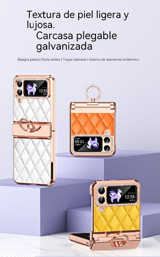 C Funda Protectora Galvanizada Para Samsung Zflip3