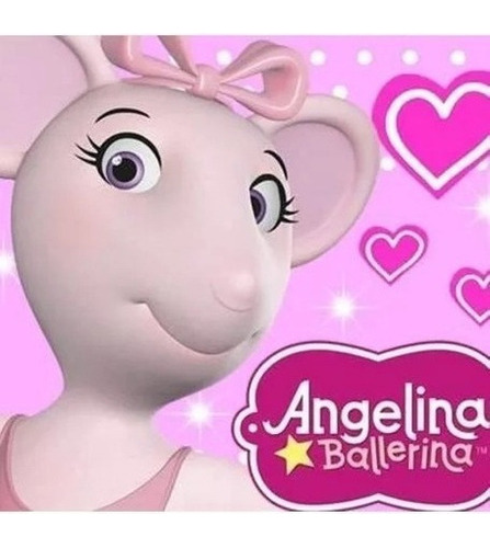 Kit Imprimible Angelina Ballerina Diseñá Tarjetas , Cumples