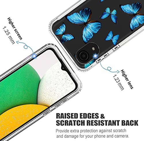 Funda Para Galaxy A03 Core Sm-a032f Azul Plastico-02