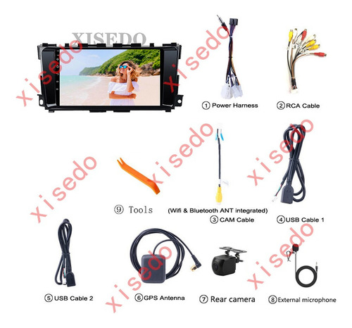 Estéreo Nissan Altima 2013-2018 Android Carplay Gps 2+32g