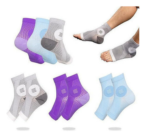 3 Pares De Calcetines De Compresión Para Neuropatía,