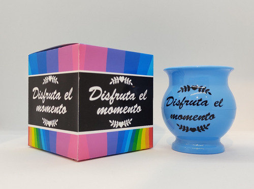 Mate Personalizado Para Souvenir Con Caja X 10 Unidades