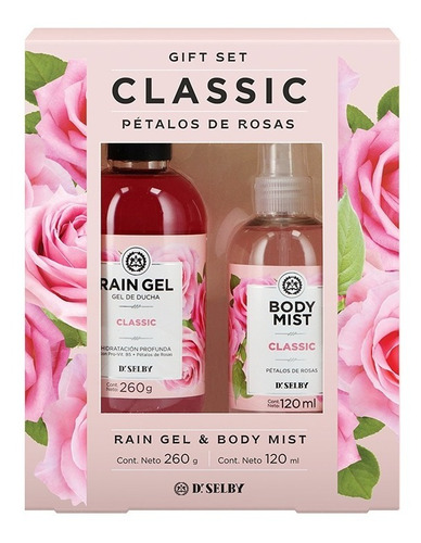 Set Gel De Ducha + Body Mist Rain Gel Fcia Don Bosco