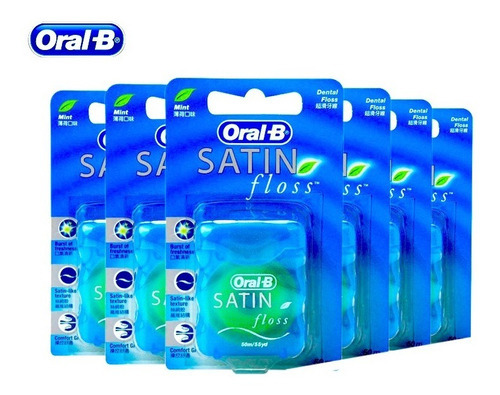 Hilo Dental Oral B Satin Floss 6 Pz