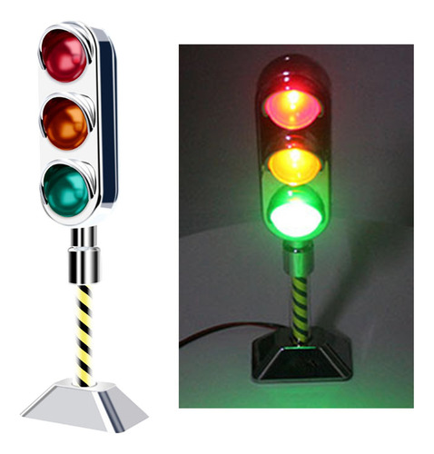 Señal Modelo De Semáforo Mini Dc12v Con 3 Led