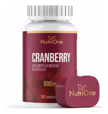 Cranberry Concentrado 180 Capsulas 500mg - Nutrione