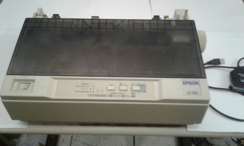 Impressora Matricial Epson Lx-300 Com Tampa E Fita