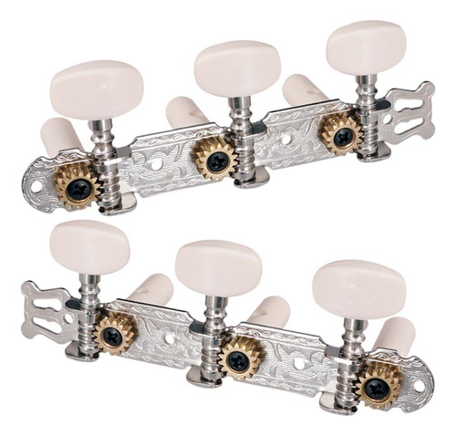 2 Piezas 3r3l Clavijas De Cuerda Cabeza De Afinación De De