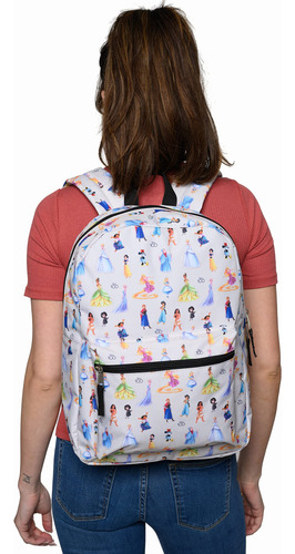 Mochila Portátil Disney 16 Con Bolsillo Tipo Cargo D100 Prin