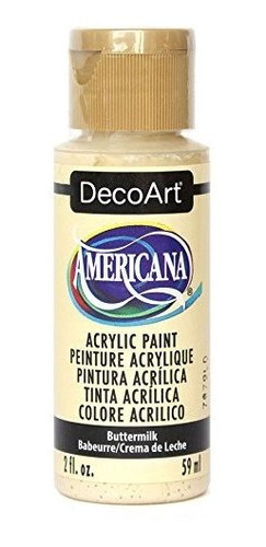 Decoart Americana Acrylic Paint, 2-ounce, Buttermilk