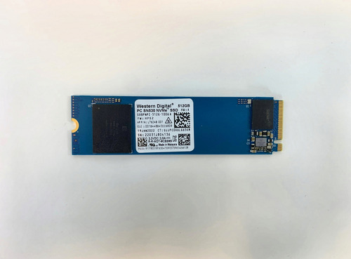 Disco Solido Ssd 512gb Nvme 2280 Western Digital (Usado)