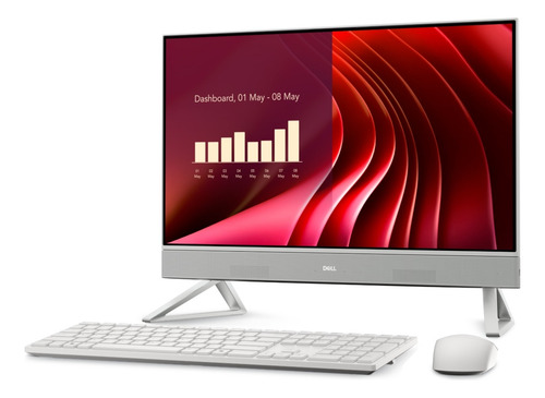 Pc Aio Dell 24 I3 100u 512gb Ssd 8gb Ddr5 Fhd Ips Win11 Blanco