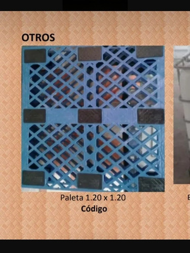Imagen 2 de 4 de Paletas O Estiba De Plástico