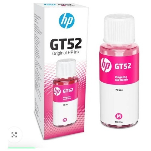 Botella De Tinta Hp Gt52 Magenta Original Ink Bottle 70 Ml 