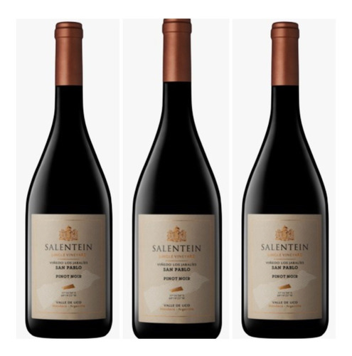 Pack X3 Salentein Single Vineyard Pinot Noir Vino San Pablo