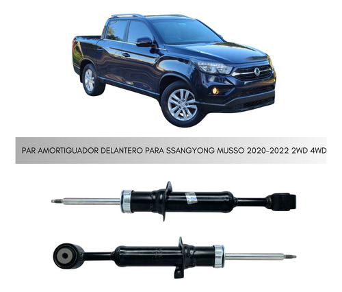 Par Amortiguador Delantero Ssangyong Musso 20-22 Genuino
