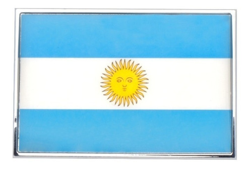 Sticker Cromo Bandera Argentina