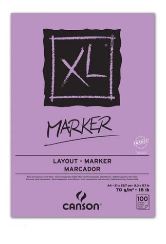 Block Canson Xl Marker A4 100h