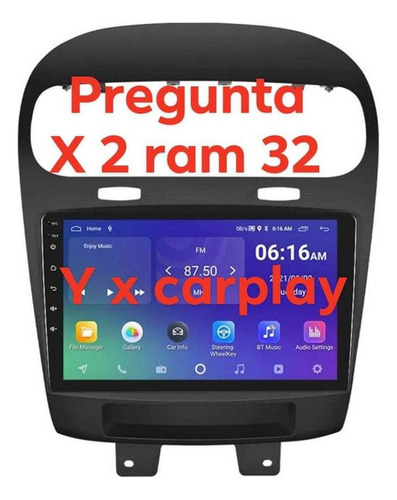 Z0k Estéreo Dodge Journey 12 19 Android Radio Wifi Bt