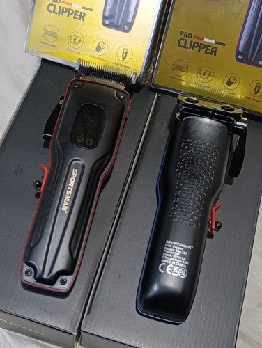 Máquina Corta Pelo Profesional Hair Clipper Sportsman Sm-731 Negro