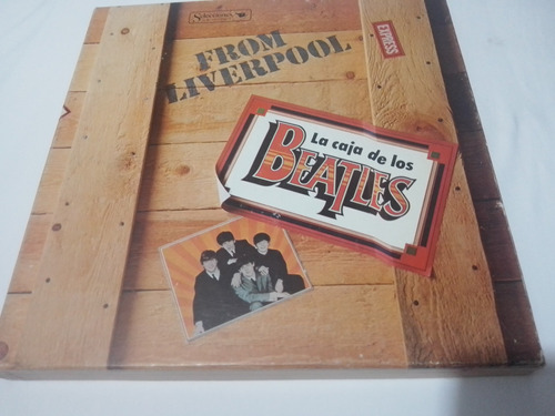 8 Discos Vinil La Caja De Los Beatles Liverpool Original