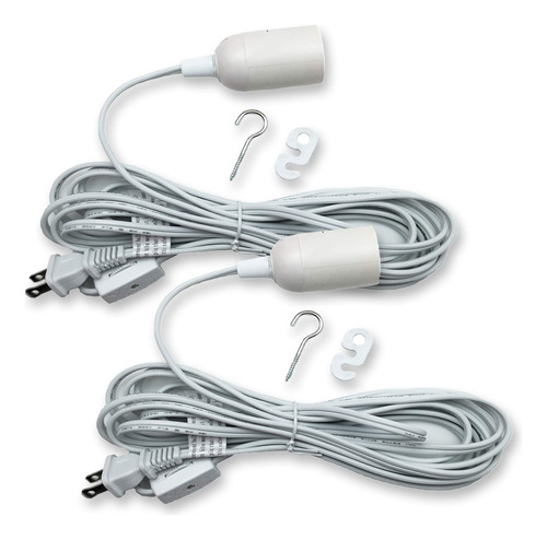 Cable Para Foco Colgante Interruptor Encendido Apagado (12
