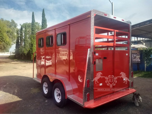 Remolque 3 Caballos Techados Jaula